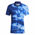 T-shirt pour homme adidas  Melbourne Tennis HEAT.RDY FreeLift Polo Shirt Blue