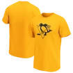 T-shirt pour homme adidas  Mono Style NHL Pittsburgh Penguins Gold Marl