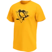 T-shirt pour homme Adidas  Mono Style NHL Pittsburgh Penguins Gold Marl