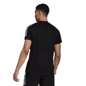 T-shirt pour homme Adidas Own The Run 3-Stripes Running Tee Black