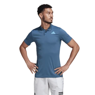 T-shirt pour homme adidas  Paris Freelift Polo Altered Blue