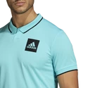 T-shirt pour homme adidas  Paris Freelift Polo Aqua