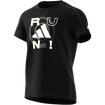 T-shirt pour homme adidas  Performance Run Logo 1 Black