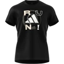 T-shirt pour homme adidas  Performance Run Logo 1 Black