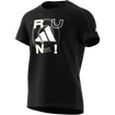 T-shirt pour homme adidas Performance Run Logo 1 Noir