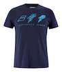 T-shirt pour homme Babolat  Drive Cotton Tee Blue