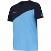 T-shirt pour homme Babolat  Drive Crew Neck Tee Men Drive Blue