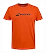 T-shirt pour homme Babolat  Exercise Babolat Tee Men Fiesta Red