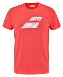 T-shirt pour homme Babolat Exercise Big Flag Tee Men Poppy Red
