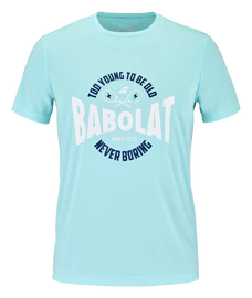 T-shirt pour homme Babolat Exercise Graphic Tee Men Angel Blue