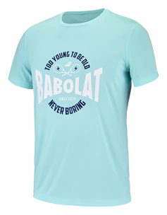 T-shirt pour homme Babolat  Exercise Graphic Tee Men Angel Blue
