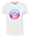 T-shirt pour homme Babolat  Exercise Message Tee Men White