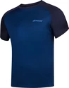 T-shirt pour homme Babolat  Play Club Crew Neck Tee Dark Blue
