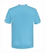 T-shirt pour homme Babolat  Play Crew Neck Tee Men Cyan Blue