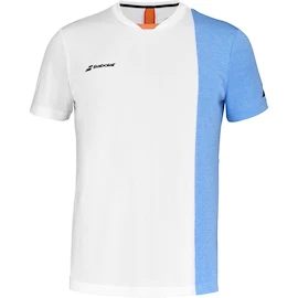 T-shirt pour homme Babolat Play Crew Neck Tee Men White/Blue