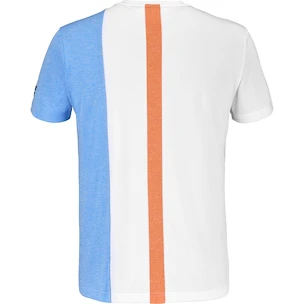 T-shirt pour homme Babolat  Play Crew Neck Tee Men White/Blue