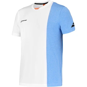 T-shirt pour homme Babolat  Play Crew Neck Tee Men White/Blue