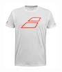 T-shirt pour homme Babolat  Strike Cotton Tee White/Strike Red