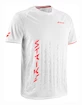 T-shirt pour homme Babolat  Strike Crew Neck Tee Men White/Strike Red