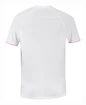 T-shirt pour homme Babolat  Strike Crew Neck Tee Men White/Strike Red