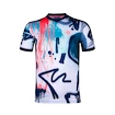 T-shirt pour homme BIDI BADU  Bijan Tech Tee White/Dark Blue