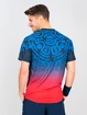 T-shirt pour homme BIDI BADU  Colortwist Tee Dark Blue/Red