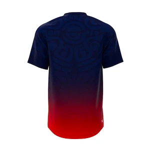 T-shirt pour homme BIDI BADU  Colortwist Tee Dark Blue/Red