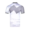 T-shirt pour homme BIDI BADU  Idir Tech Polo White/Grey