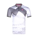 T-shirt pour homme BIDI BADU  Idir Tech Polo White/Grey  S