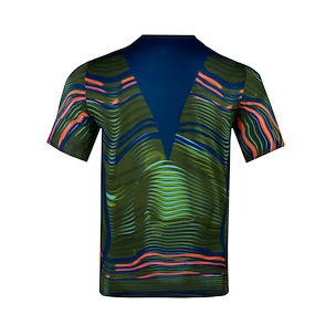 T-shirt pour homme BIDI BADU  Jiro Tech Tee Green/Dark Blue
