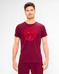 T-shirt pour homme BIDI BADU  Protected Leafs Chill Tee Bordeaux