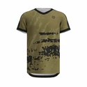 T-shirt pour homme BIDI BADU  Pure Wild V-Neck Tee Olive/Dark Grey