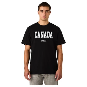 T-shirt pour homme CCM  Flag Tee Team CAN Black