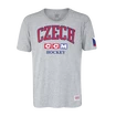 T-shirt pour homme CCM  FLAG TEE TEAM CZECH Athletic Grey