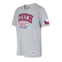 T-shirt pour homme CCM  FLAG TEE TEAM CZECH Athletic Grey