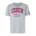 T-shirt pour homme CCM  FLAG TEE TEAM CZECH Athletic Grey