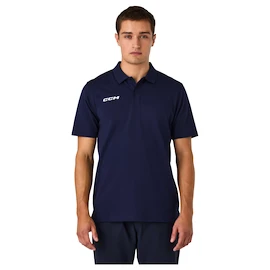 T-shirt pour homme CCM Team Polo Navy