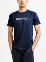 T-shirt pour homme Craft Core Unify Logo Blue Navy