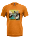 T-shirt pour homme Crazy Idea  Joker Wolf/Mustard SS22