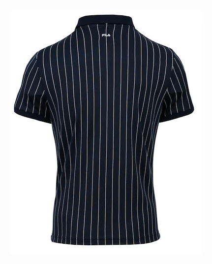 T shirt pour homme Fila Polo Stripes Navy White Sportega