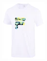 T-shirt pour homme Fila  T-Shirt Caleb White