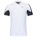 T-shirt pour homme Head  Club 22 Tech Polo Shirt Men White/Dark Blue