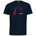 T-shirt pour homme Head  Club Carl T-Shirt Men Dark Blue