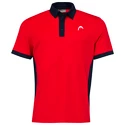 T-shirt pour homme Head  Vision Slice Polo Shirt Men Red/Dark Blue