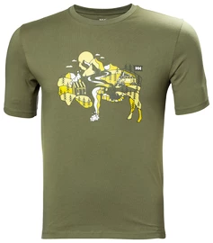 T-shirt pour homme Helly Hansen F2F Organic Cotton T-Shirt Lav Green