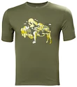 T-shirt pour homme Helly Hansen  F2F Organic Cotton T-Shirt Lav Green SS22 XL