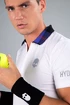 T-shirt pour homme Hydrogen  Tartan Zipped Tech Polo White (Purple/Black)