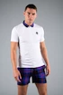 T-shirt pour homme Hydrogen  Tartan Zipped Tech Polo White (Purple/Black)  L