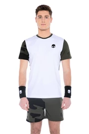 T-shirt pour homme Hydrogen Tech Camo Tee White/Military Green