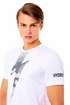 T-shirt pour homme Hydrogen  Tech Thunderbolt Tee White/Black